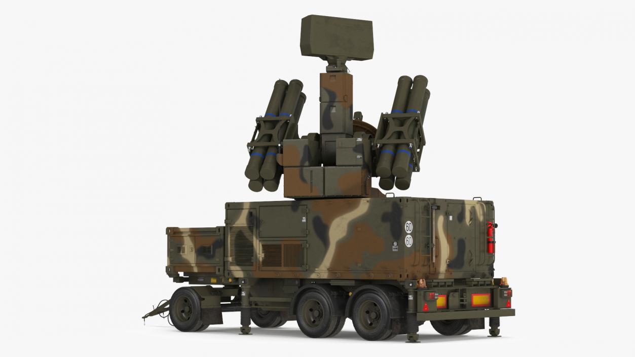 3D model Antiaircraft Missile Launcher on Alert 2