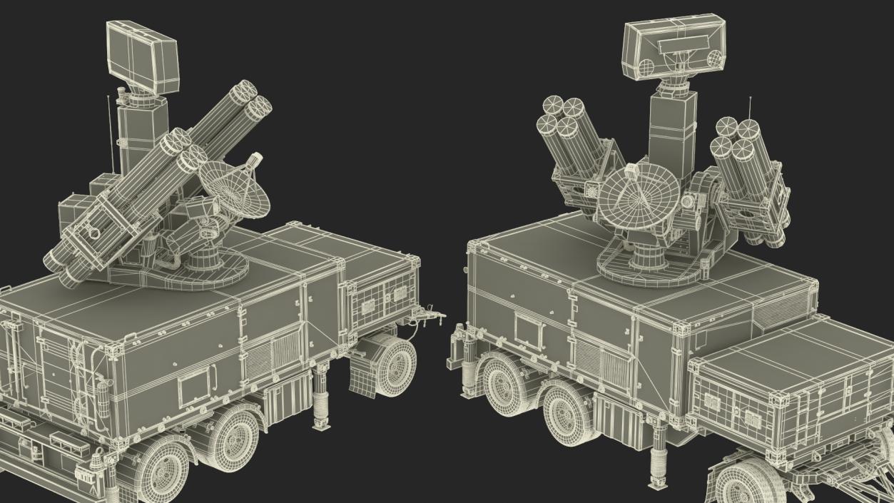 3D model Antiaircraft Missile Launcher on Alert 2