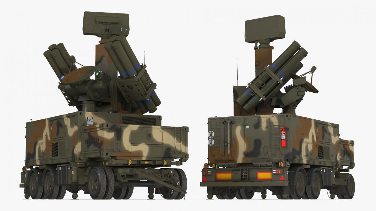 3D model Antiaircraft Missile Launcher on Alert 2