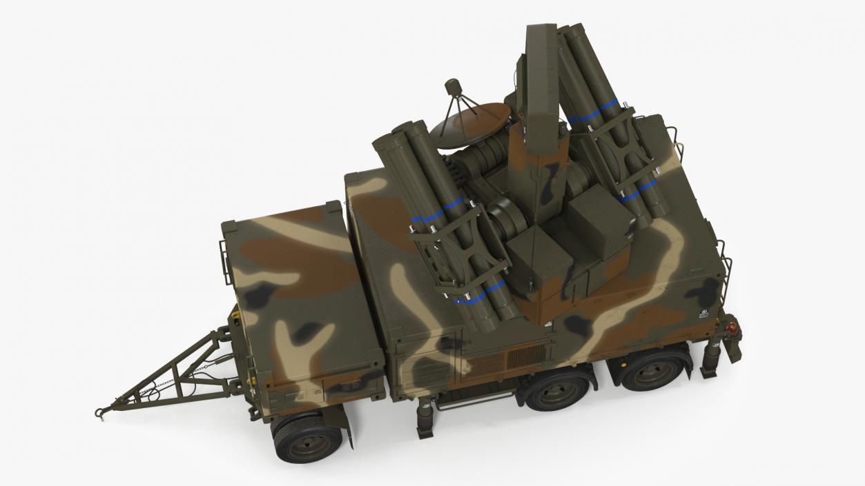 3D model Antiaircraft Missile Launcher on Alert 2