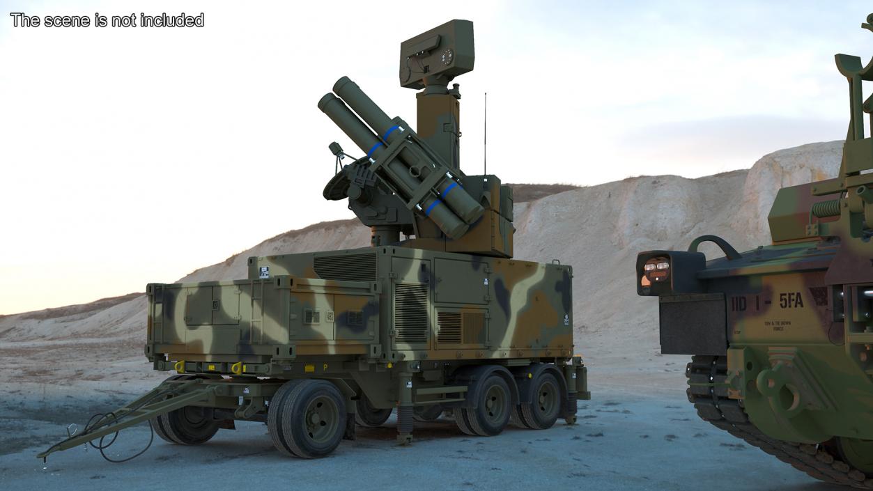 3D model Antiaircraft Missile Launcher on Alert 2