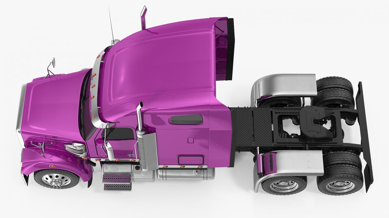 Heavy Duty Truck Simple Interior 3D