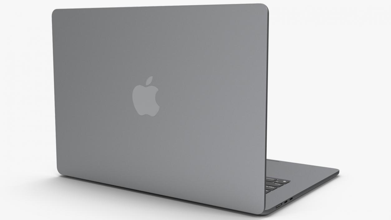 3D Apple Laptop MacBook Air 15 Space Gray model