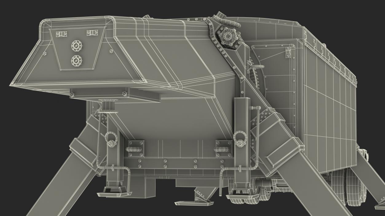 Deployed TPY 2 Radar Desert 3D