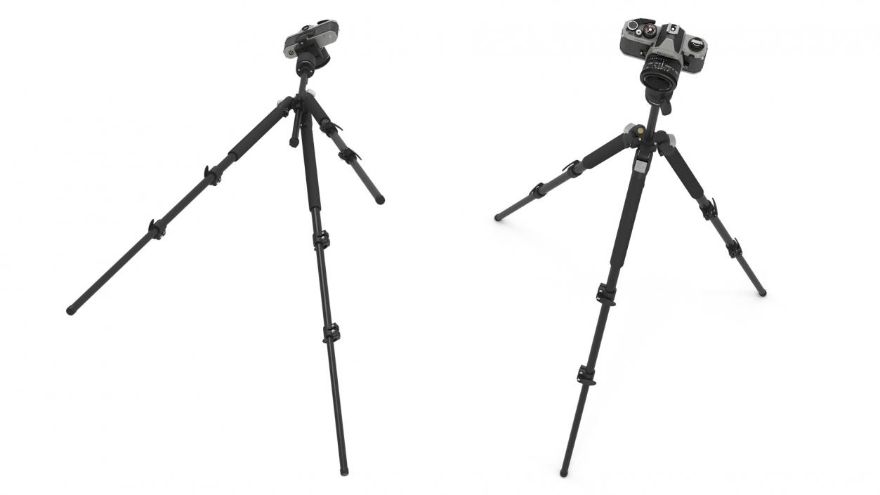 3D Professional Camera Tripod with DSLR