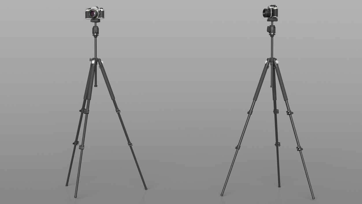 3D Professional Camera Tripod with DSLR