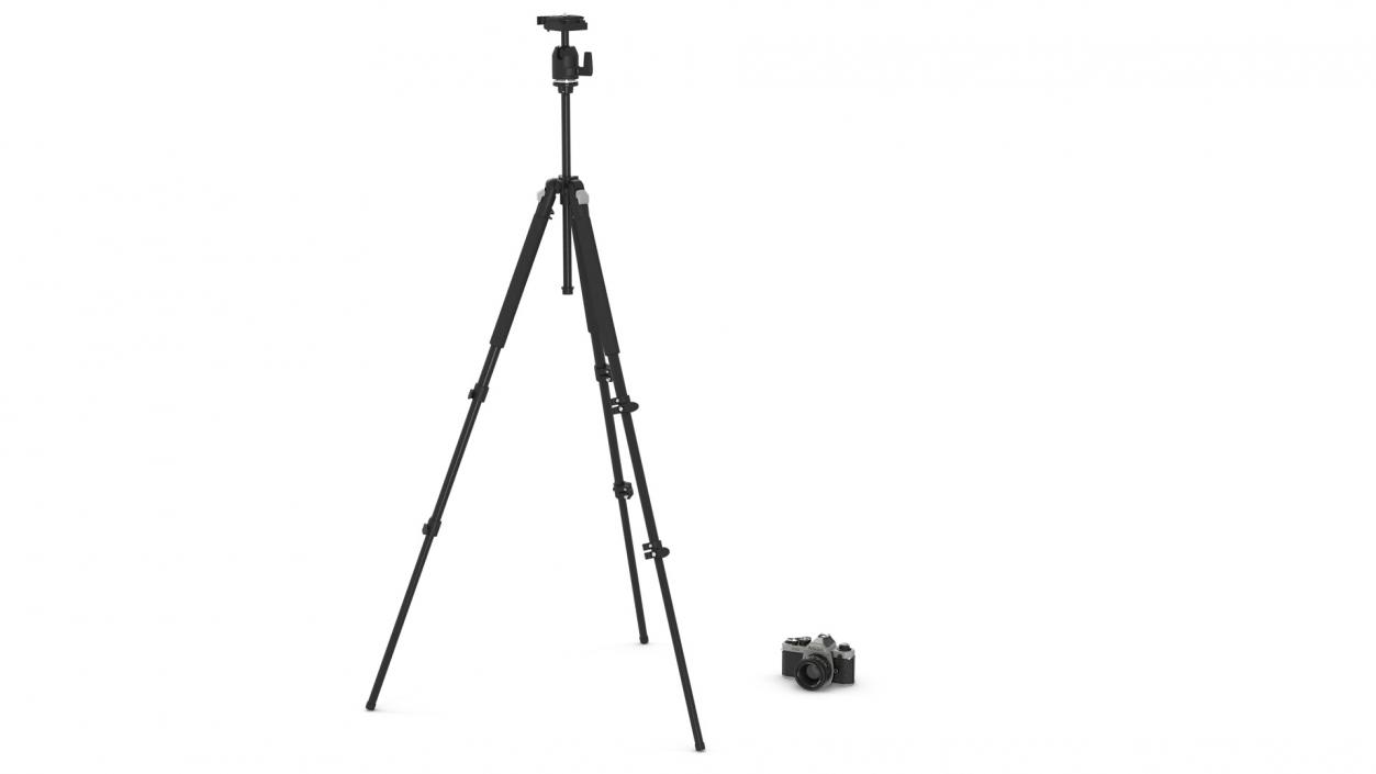 3D Professional Camera Tripod with DSLR