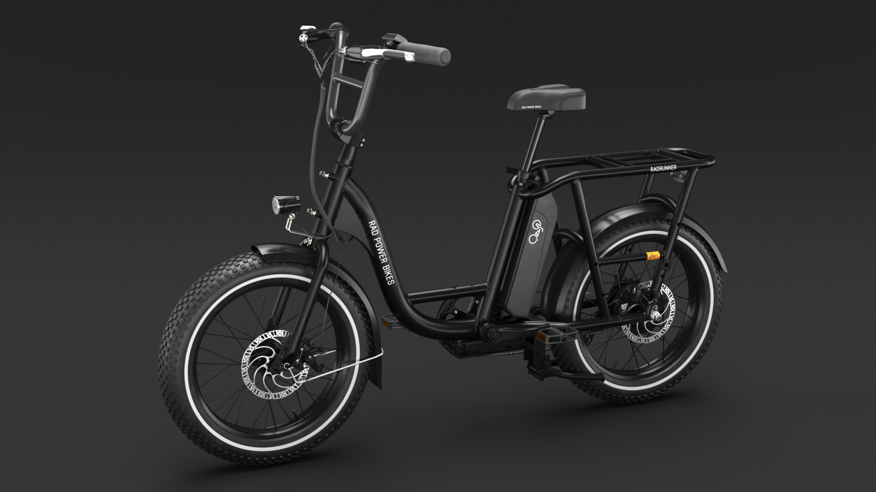 3D model Electric Cargo Bike RadRunner Black