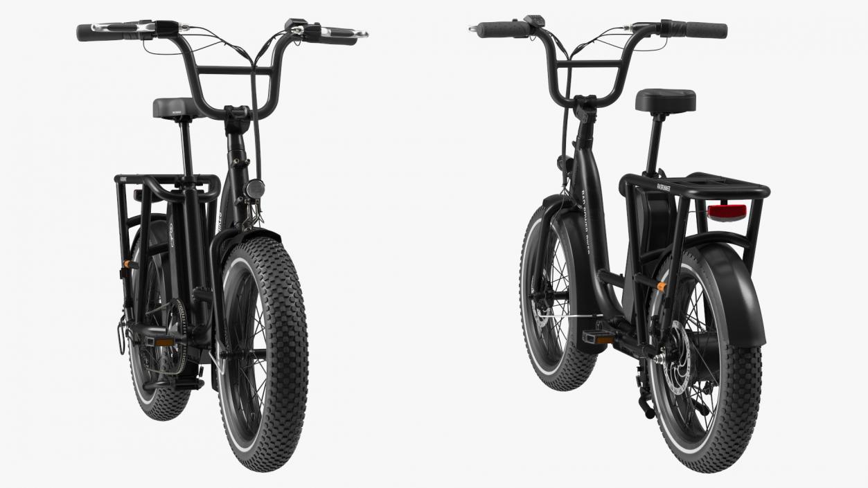 3D model Electric Cargo Bike RadRunner Black