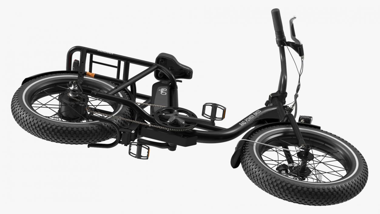 3D model Electric Cargo Bike RadRunner Black