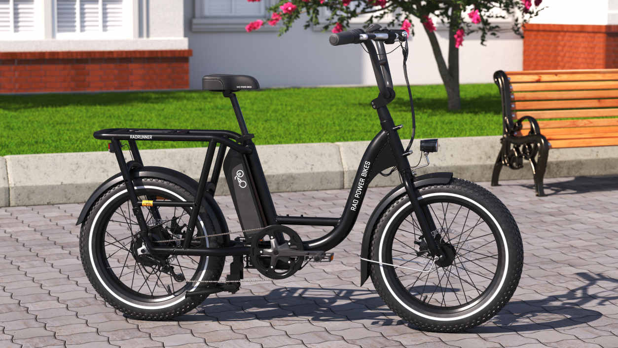 3D model Electric Cargo Bike RadRunner Black