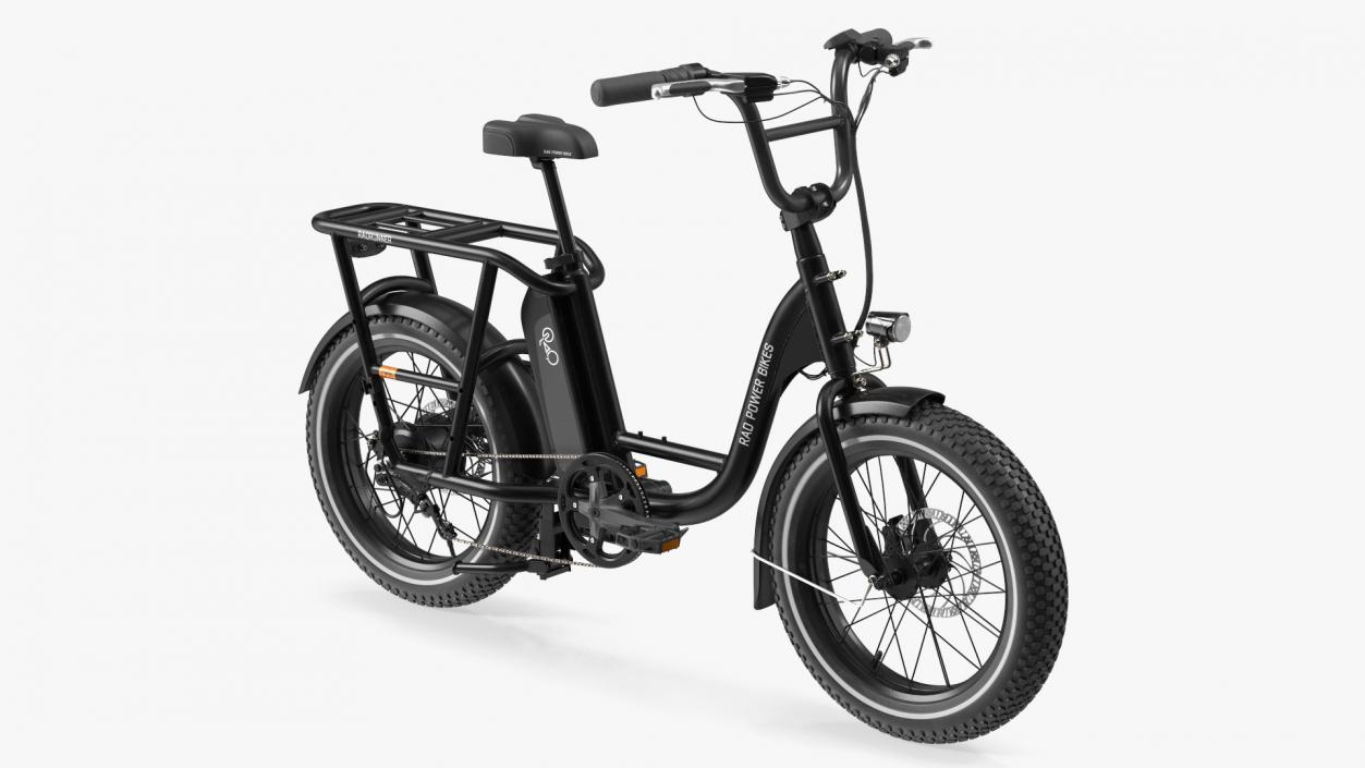 3D model Electric Cargo Bike RadRunner Black