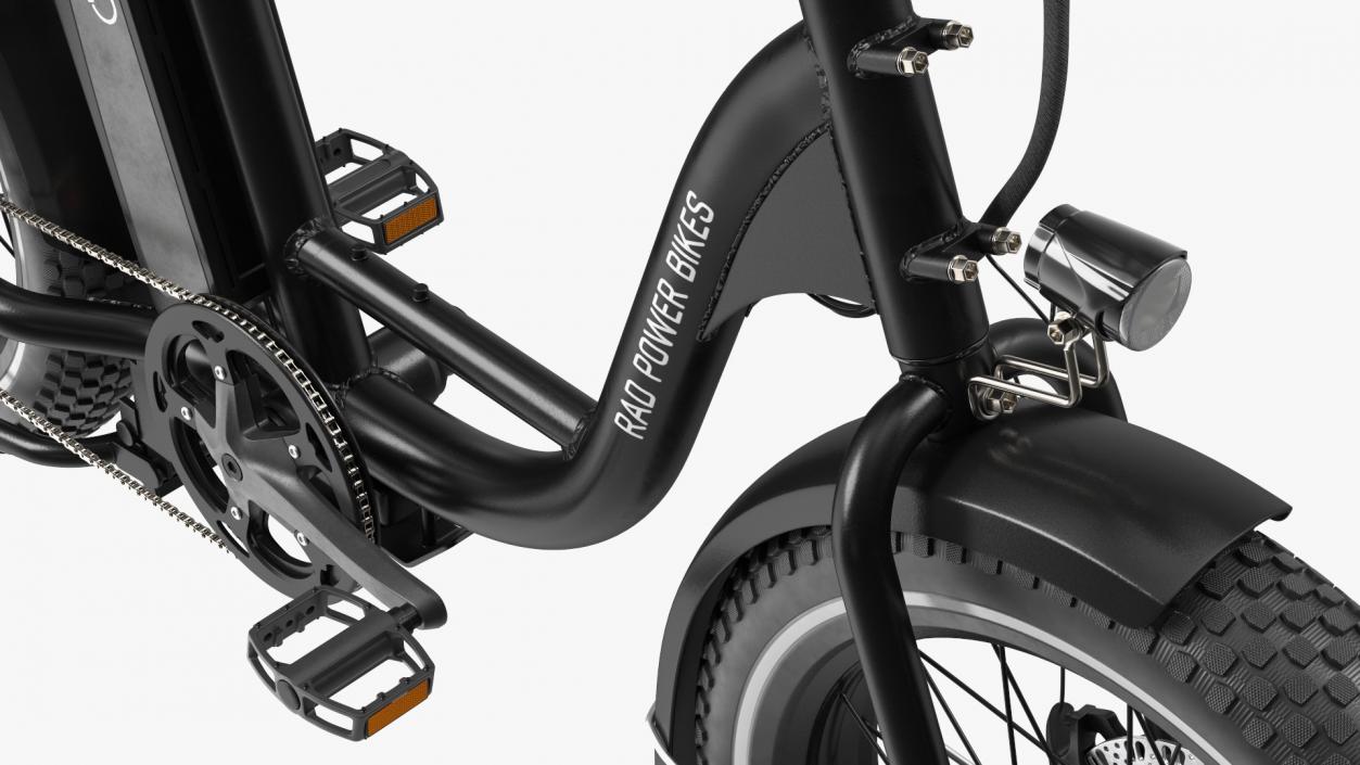 3D model Electric Cargo Bike RadRunner Black