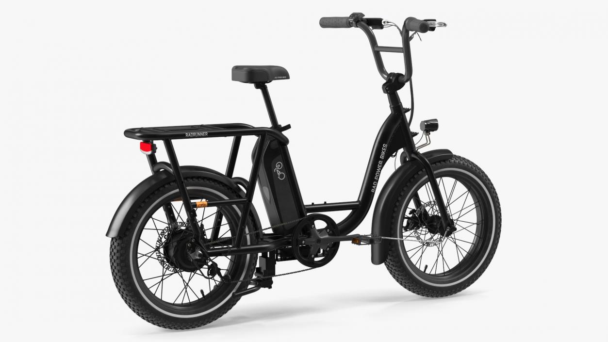 3D model Electric Cargo Bike RadRunner Black