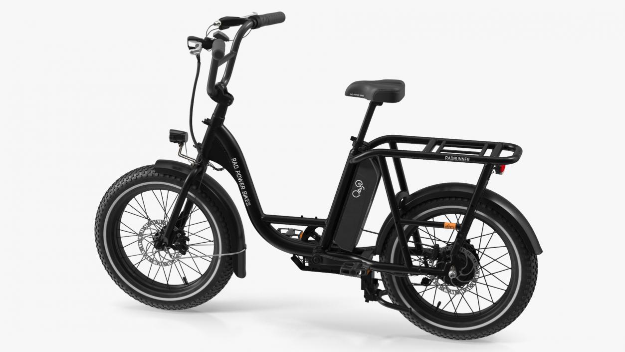 3D model Electric Cargo Bike RadRunner Black