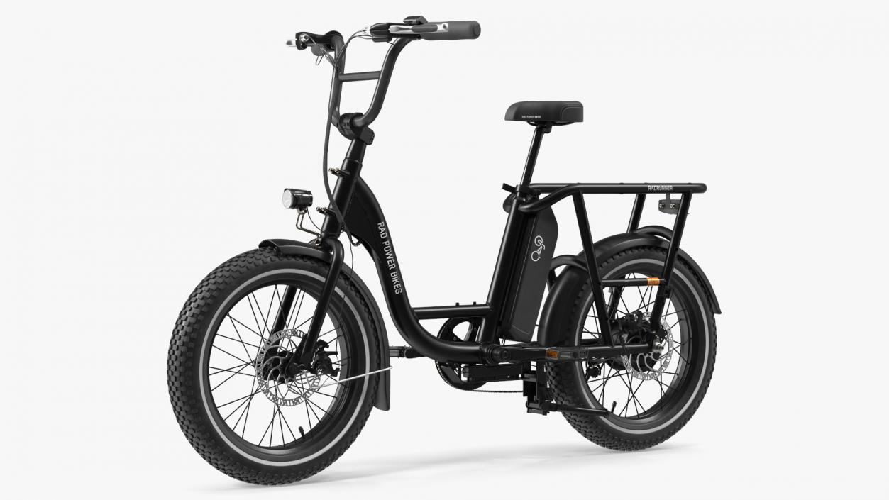 3D model Electric Cargo Bike RadRunner Black