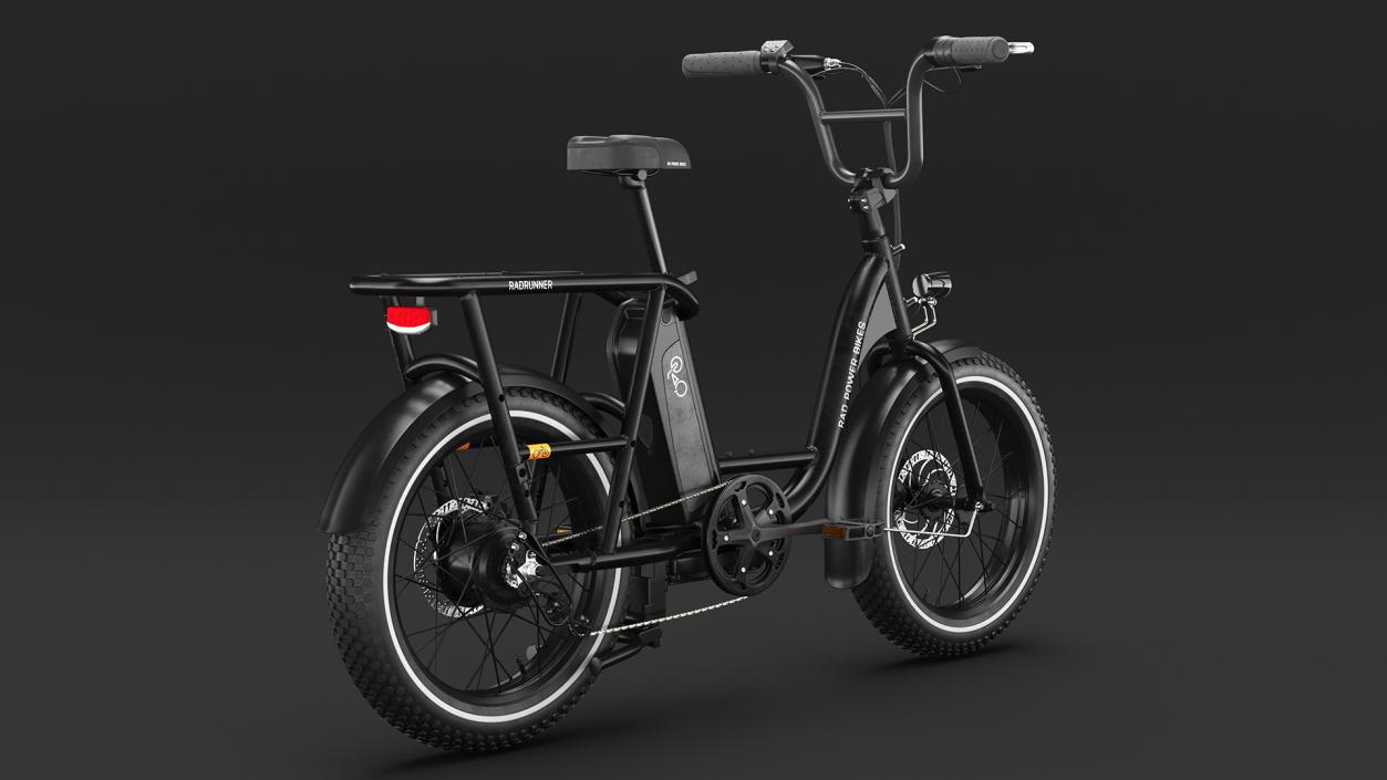 3D model Electric Cargo Bike RadRunner Black