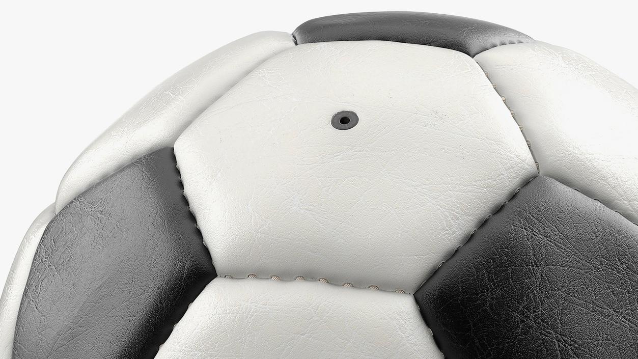 Animated Soccer Ball Hits the Goal Net Slowmotion 3D model