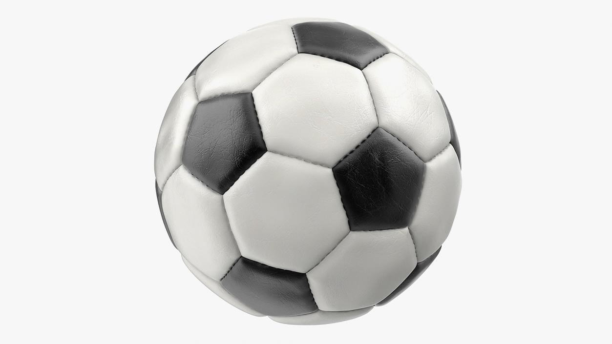 Animated Soccer Ball Hits the Goal Net Slowmotion 3D model