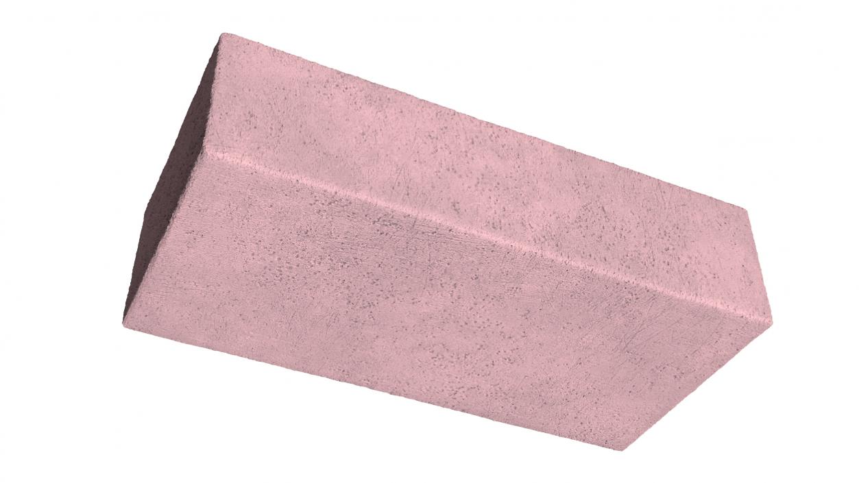 Pink Frogged Brick Block 3D model