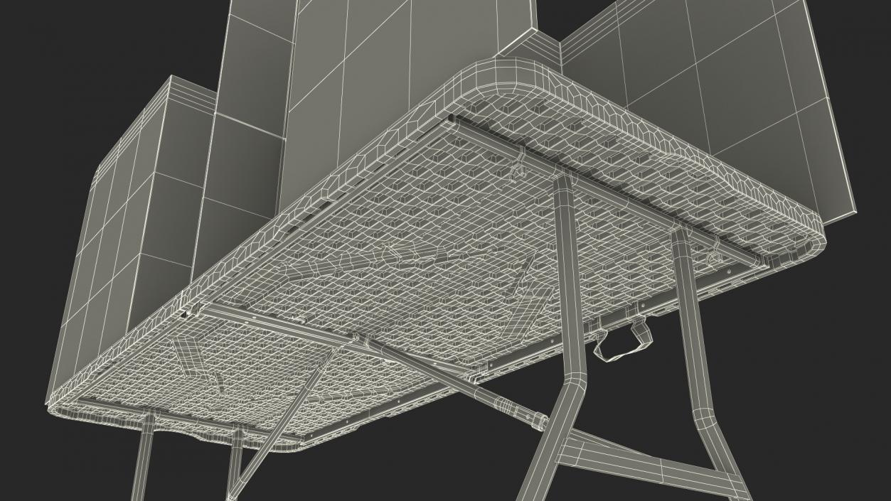 3D model Voting Table with Form and Pen