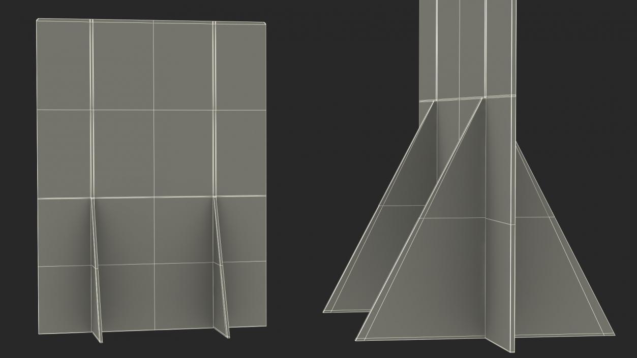 3D model Voting Table with Form and Pen