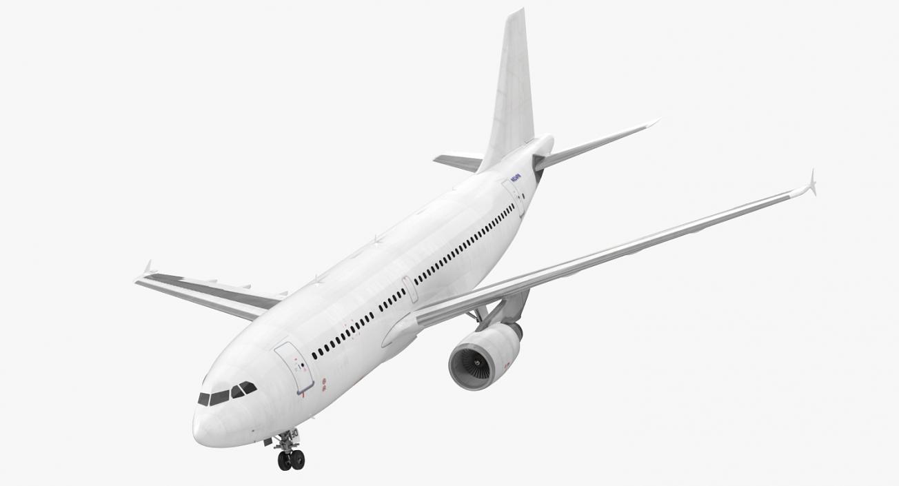 3D Airbus A310-300 Generic model