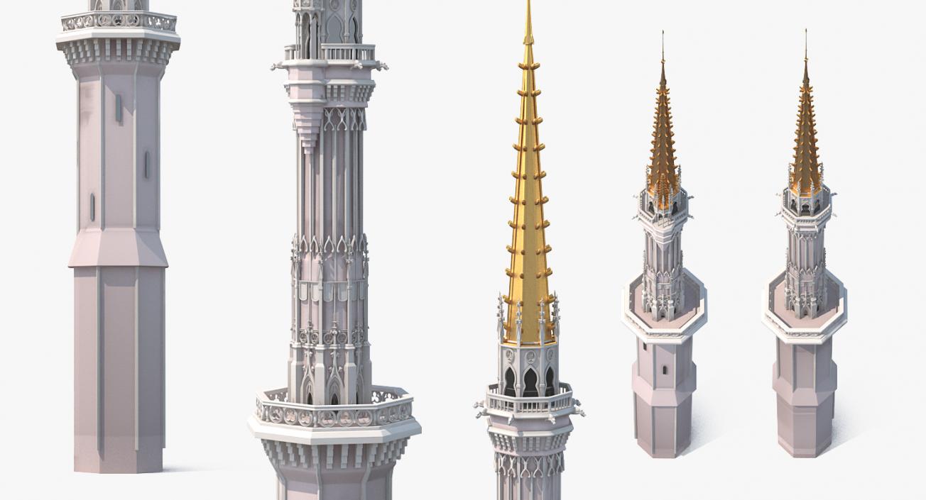 3D Magic Castle Spire model