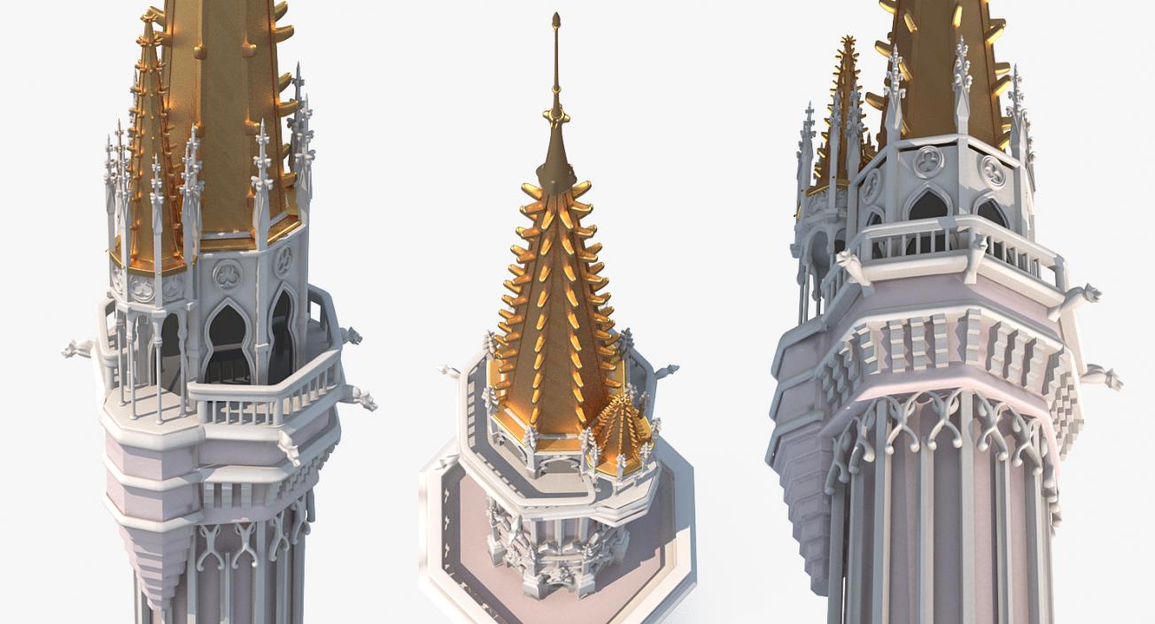 3D Magic Castle Spire model