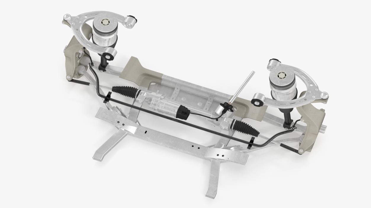 Sedan Front Suspension 3D