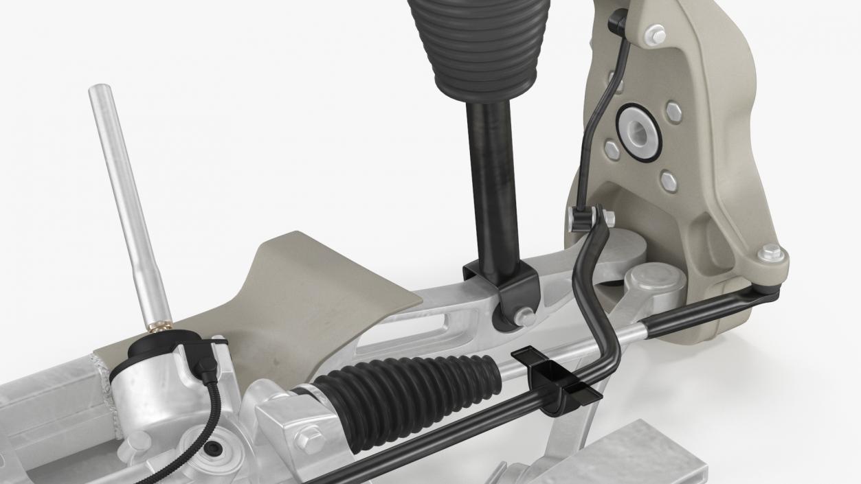 Sedan Front Suspension 3D