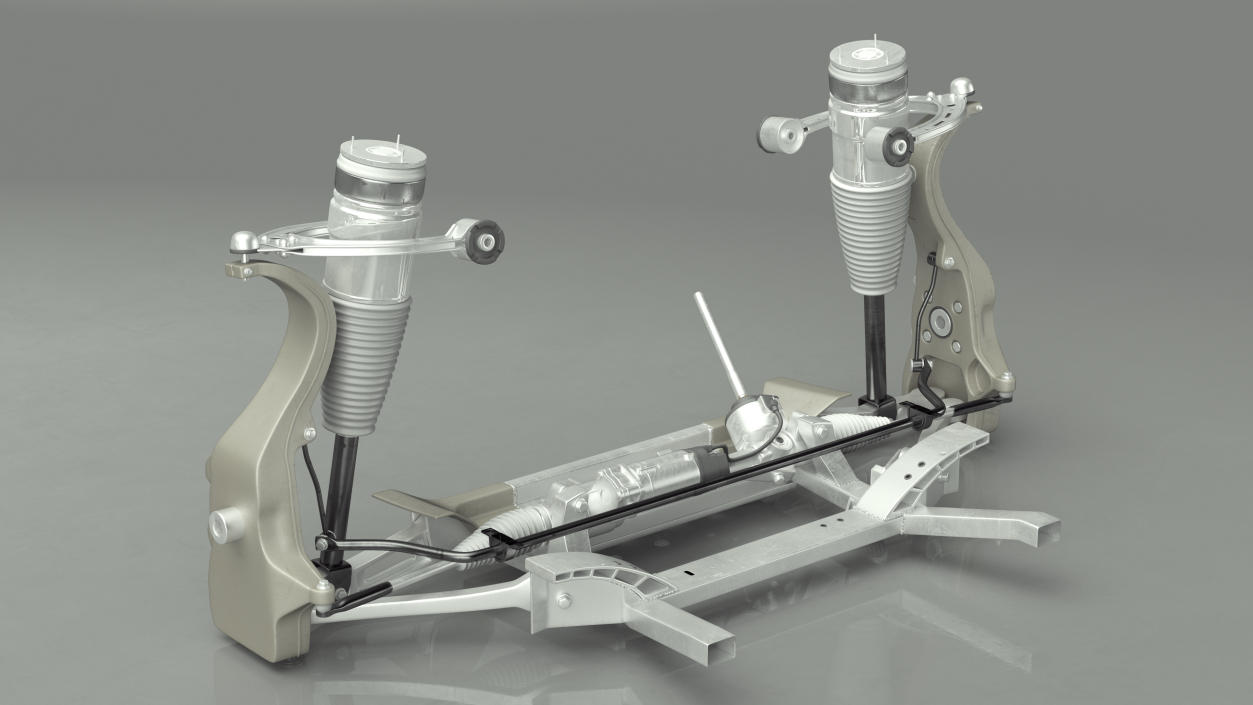 Sedan Front Suspension 3D