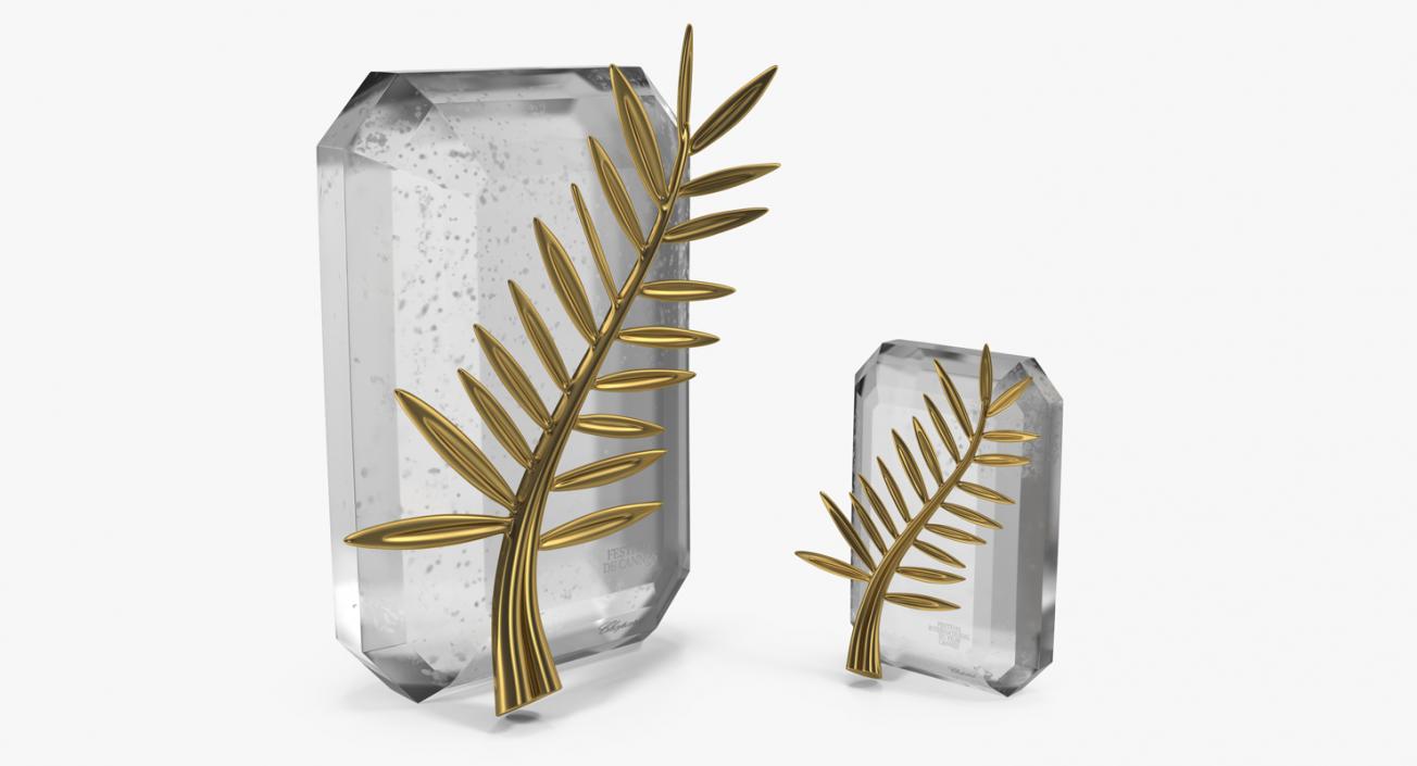 Palme dOr Prize Set 3D model