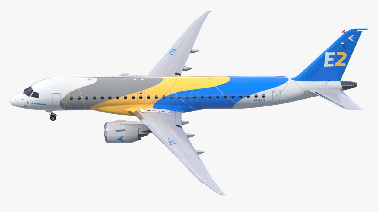 3D Embraer E-Jet E190-E2