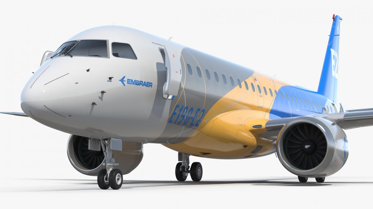 3D Embraer E-Jet E190-E2