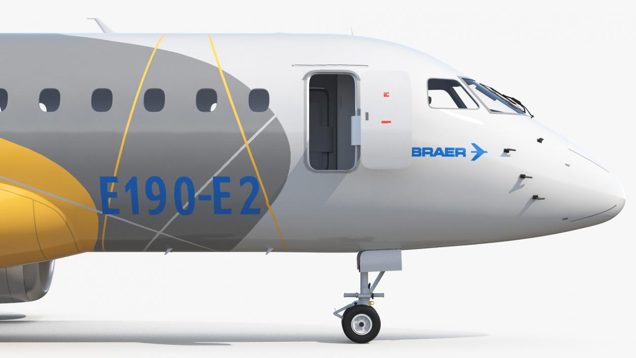 3D Embraer E-Jet E190-E2