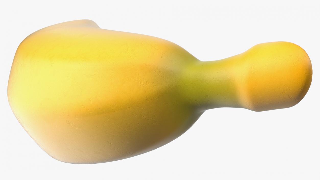 3D Yellow Baby Banana model