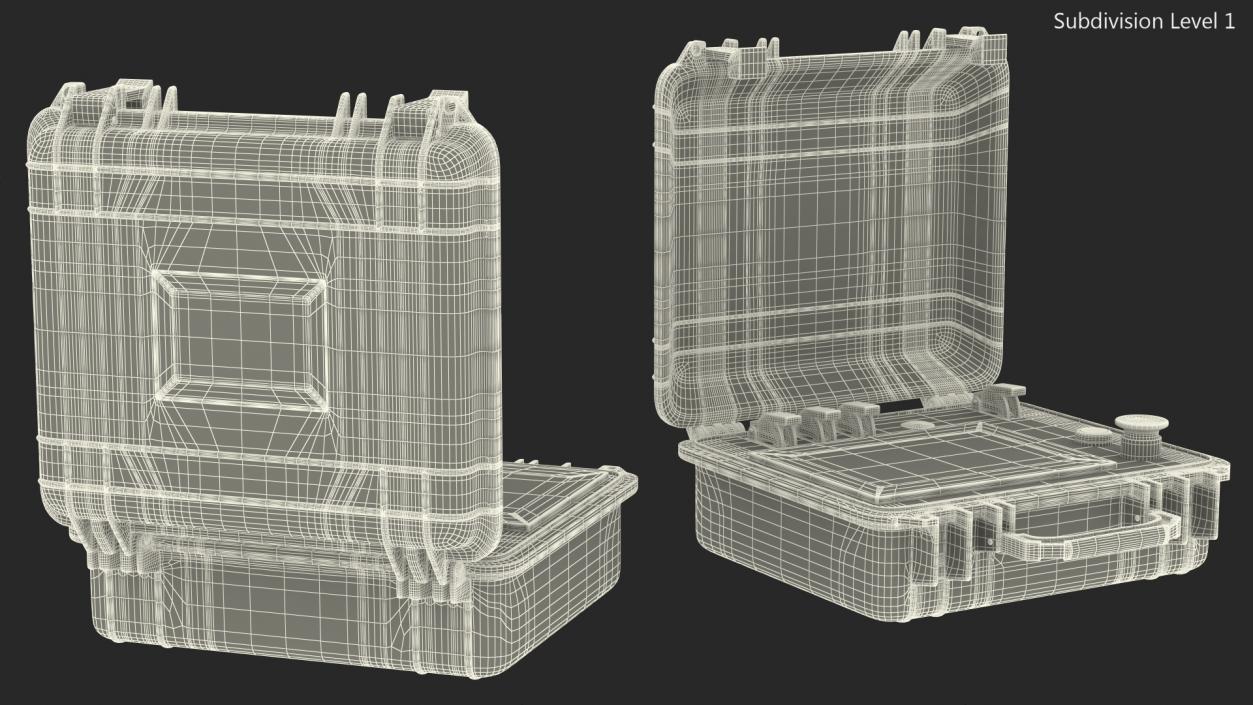 3D Open Nuclear Suitcase