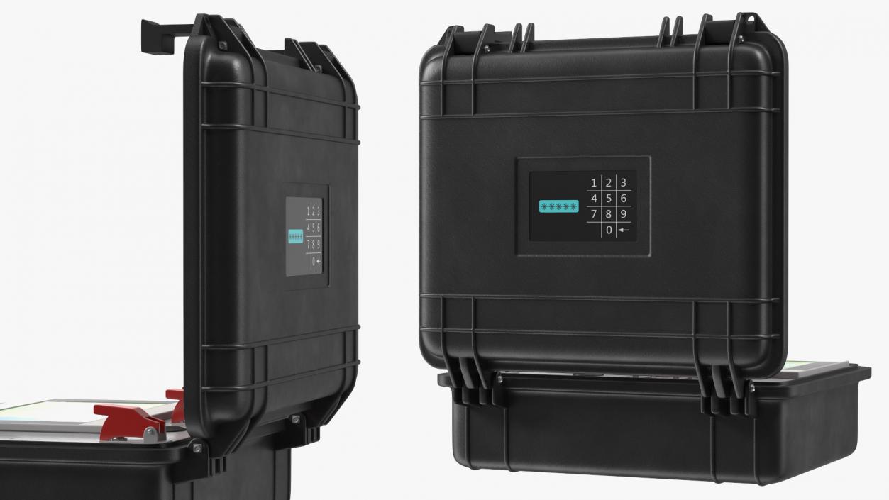 3D Open Nuclear Suitcase