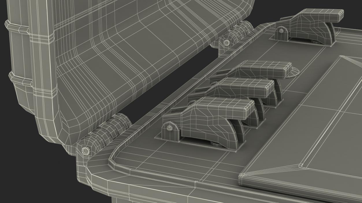 3D Open Nuclear Suitcase