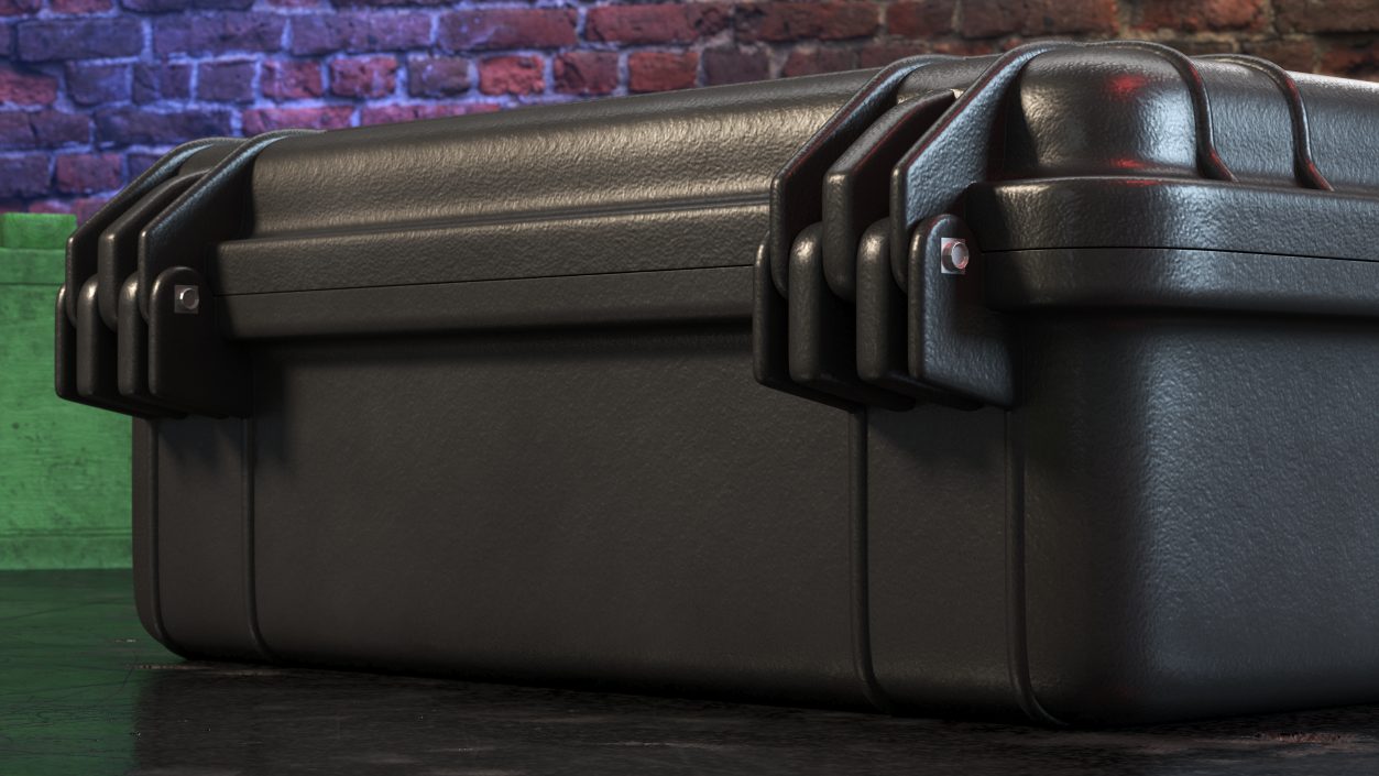 3D Open Nuclear Suitcase