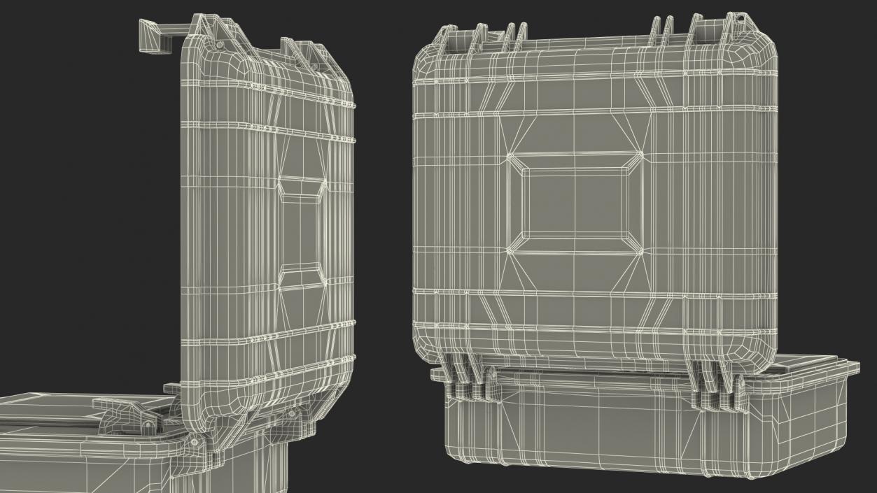 3D Open Nuclear Suitcase