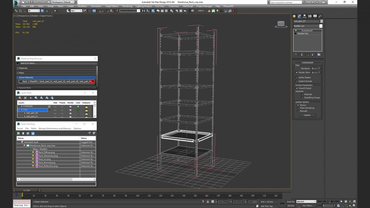 3D Warehouse Rack 2