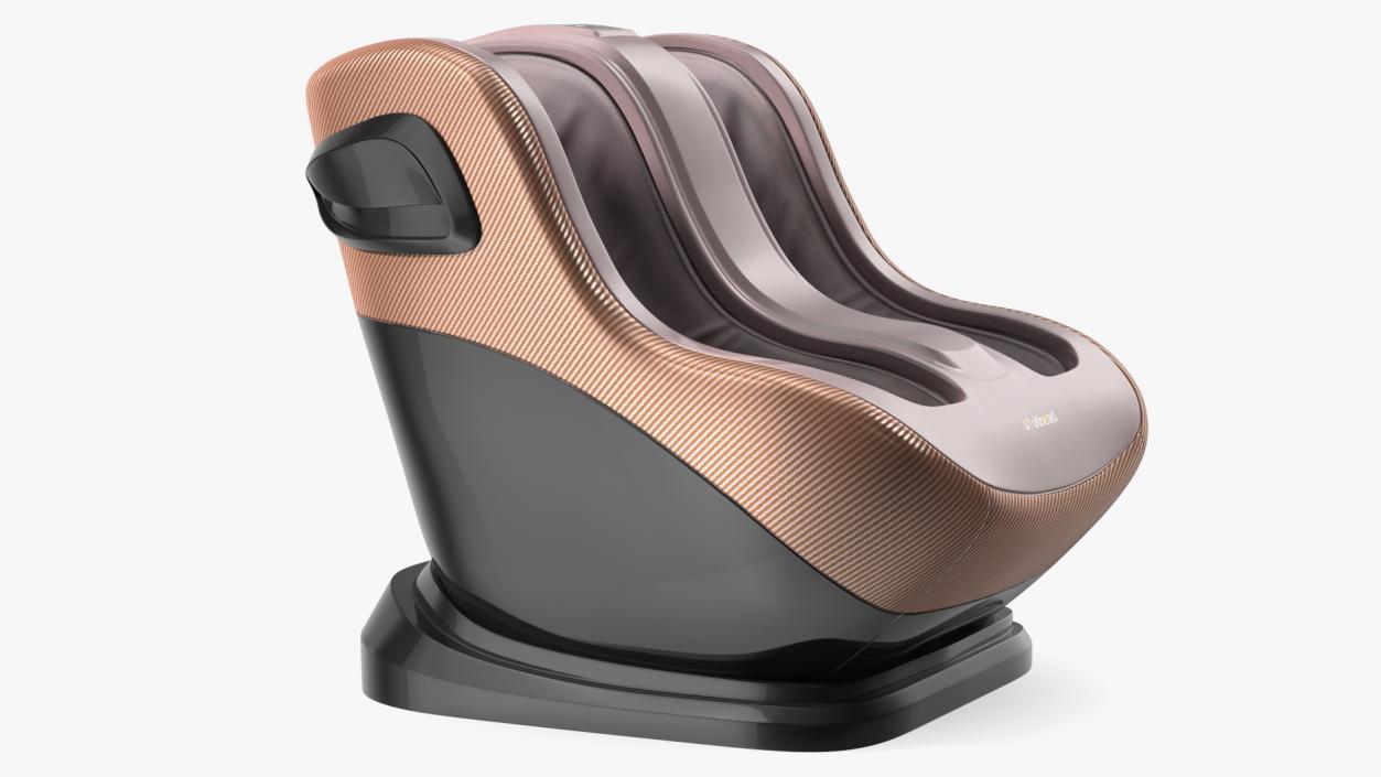 Shiatsu Foot Massager Brown 3D