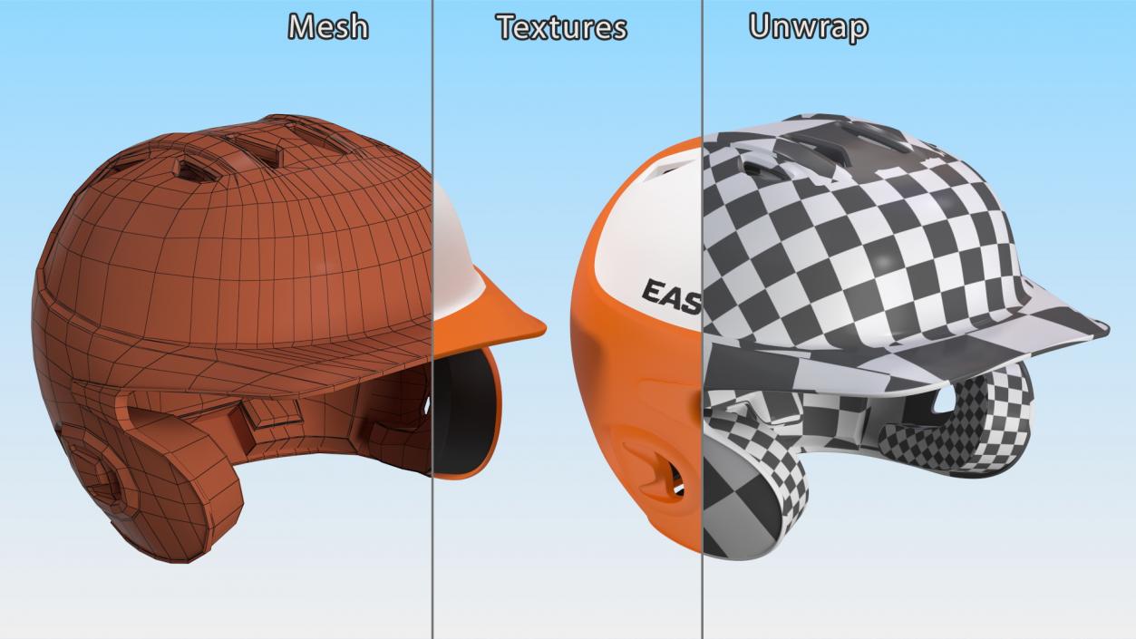 3D model Easton Baseball Batting Helmet