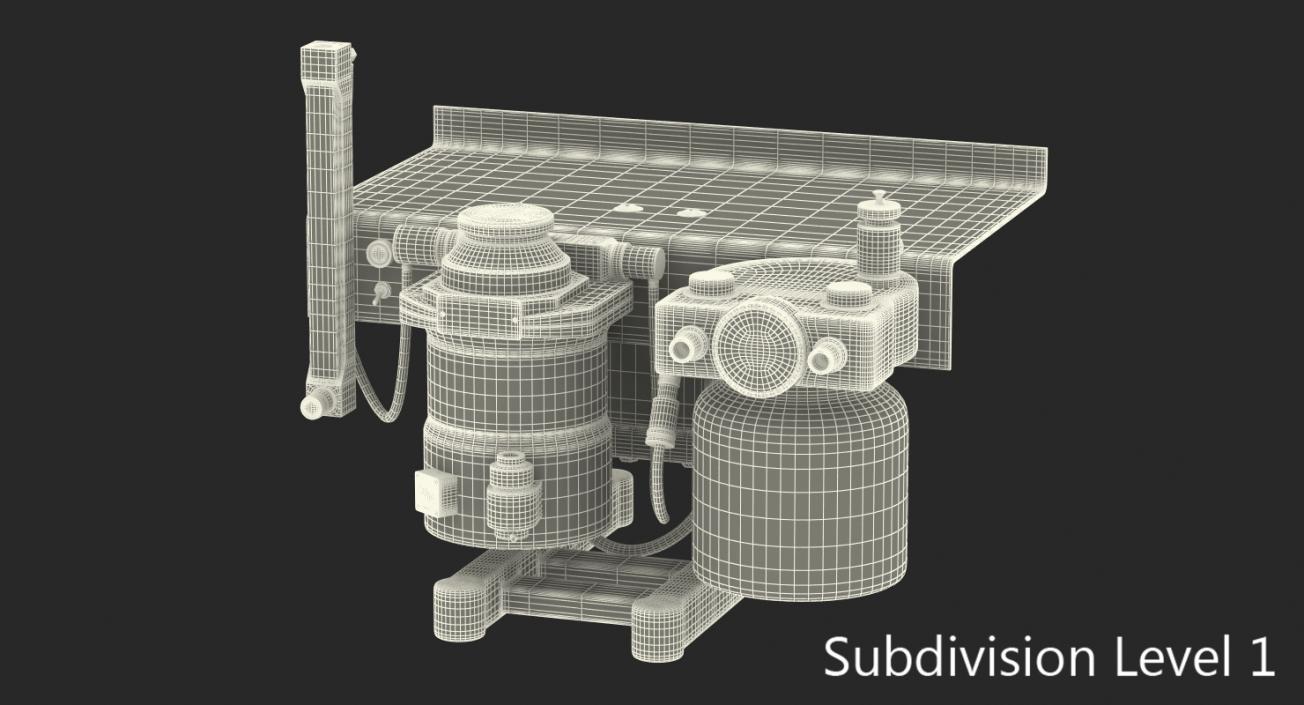 3D model Small Animal Anesthesia Workstation