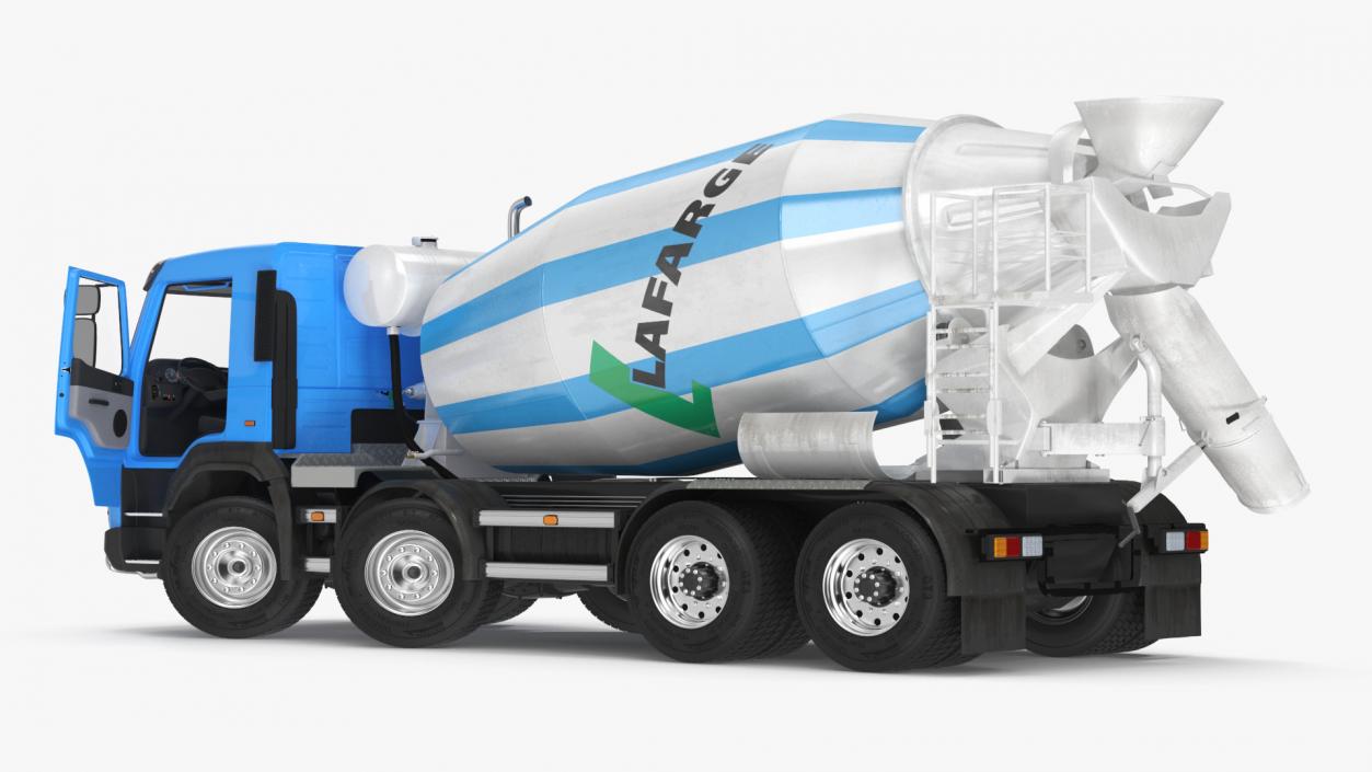 3D model Cement Mixer Truck Lafarge Livery Rigged