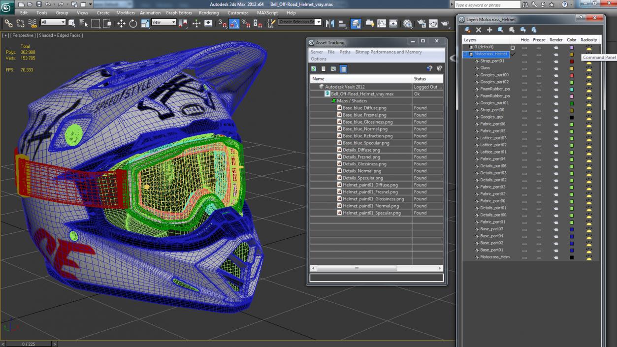 3D model Bell Off-Road Helmet