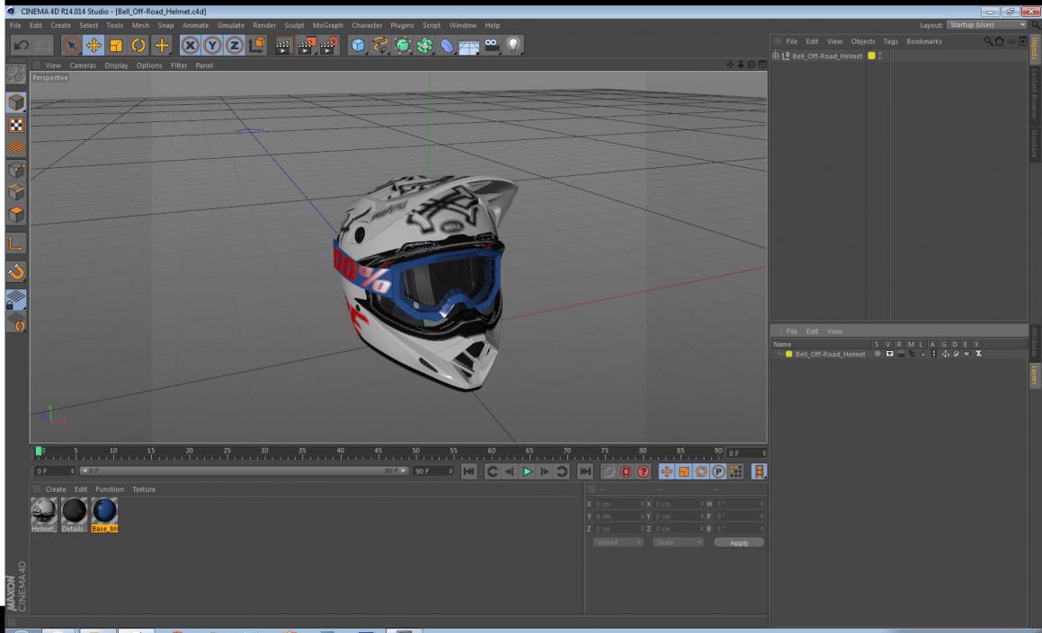 3D model Bell Off-Road Helmet