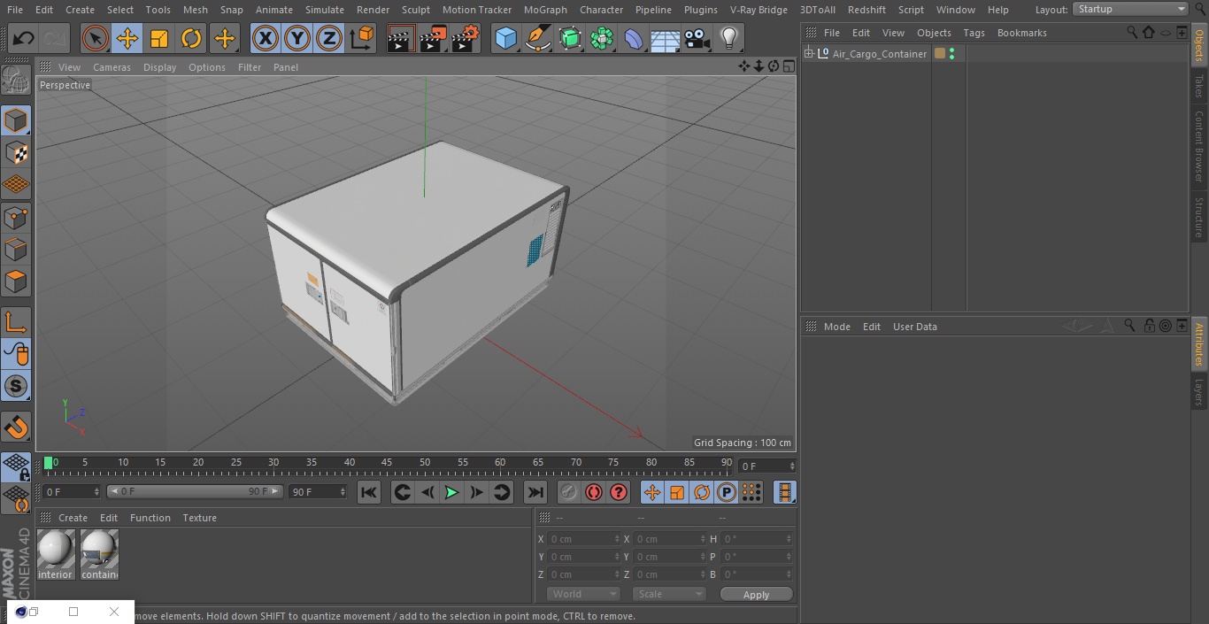 Air Cargo Container 3D model